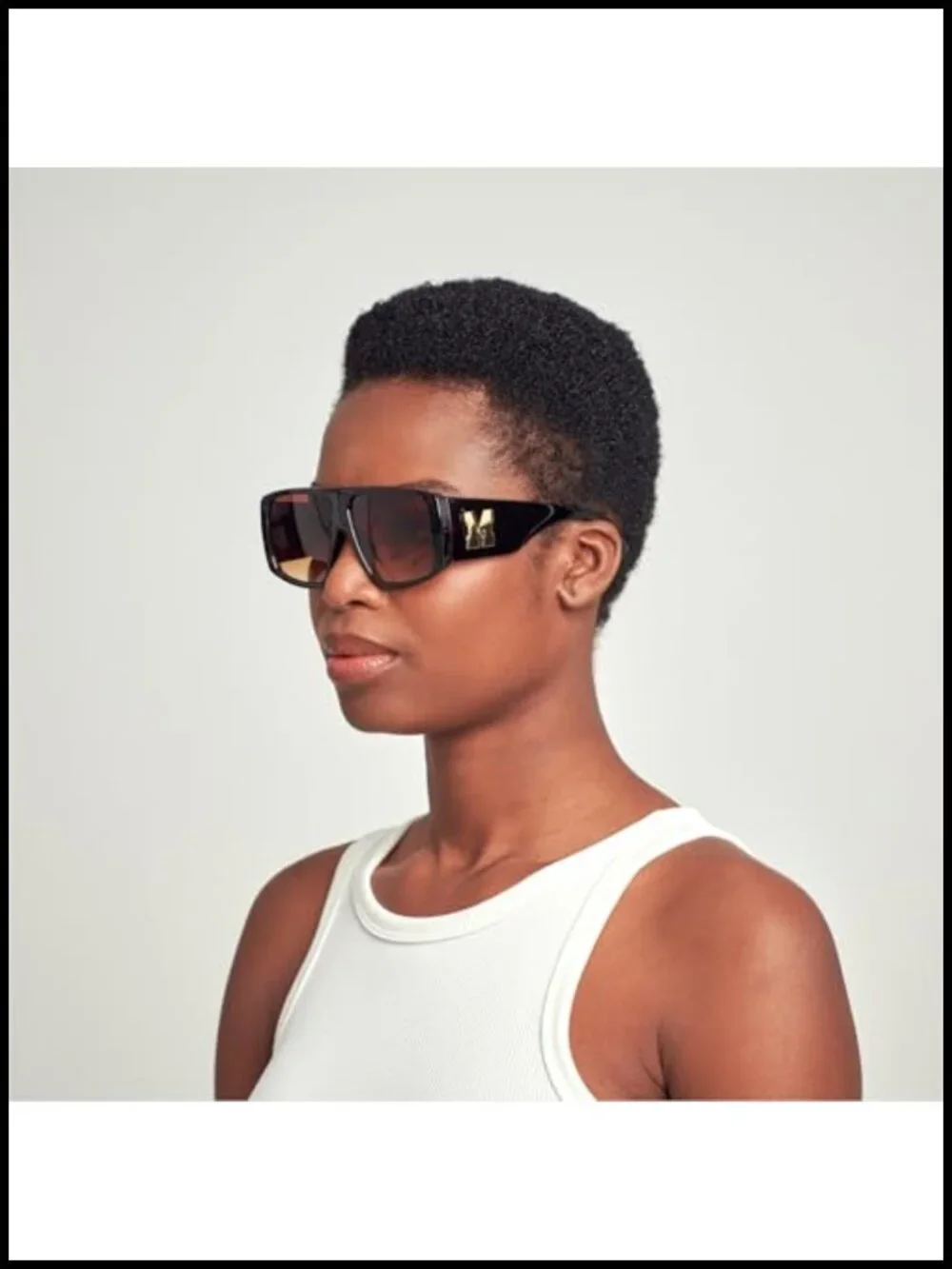 UV400 Protection Oversized Retro Wrap Around Sunglasses for Women Men